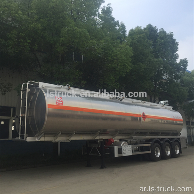 ADR standard Aluminum Fuel tank trailer