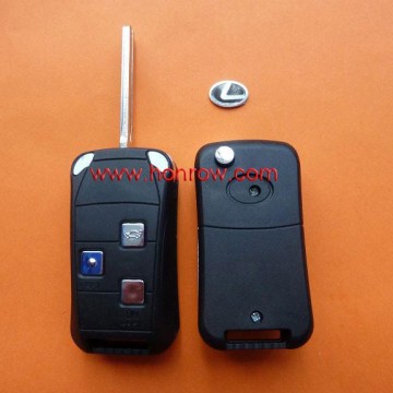 From Honrow Lexus 3 button modified folding remote key blank