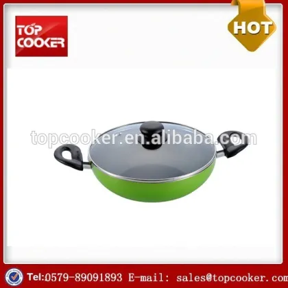New design Aluminium Press Nonstick Coating Electric Wok