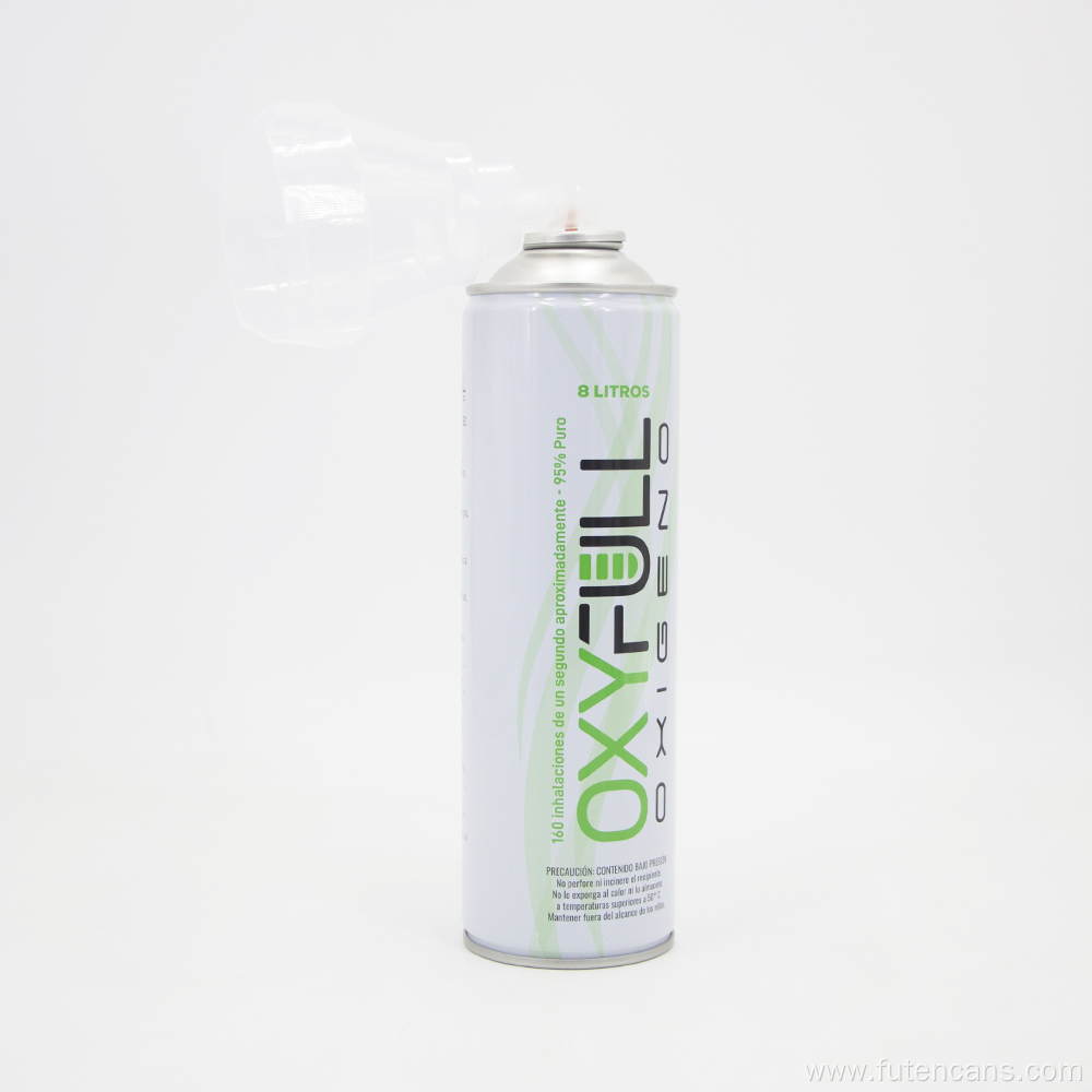 600ml Aerosol Tin Oxygen Can