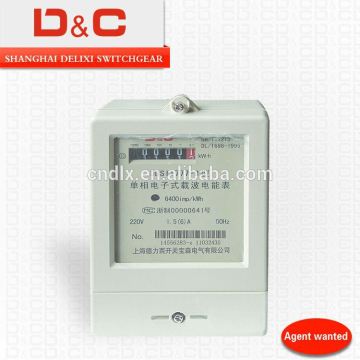 [D&C]shanghai delixi din rail watt meter with multi-tarifff