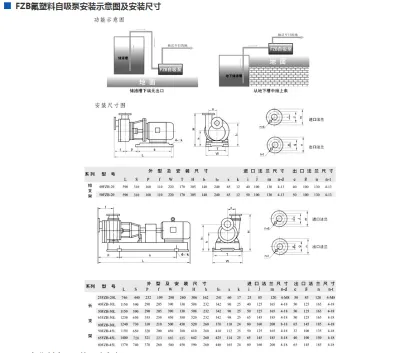 FZB fluoroplastic self-priming pump