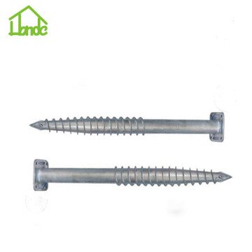 Hot galvanized Q235 ground screws