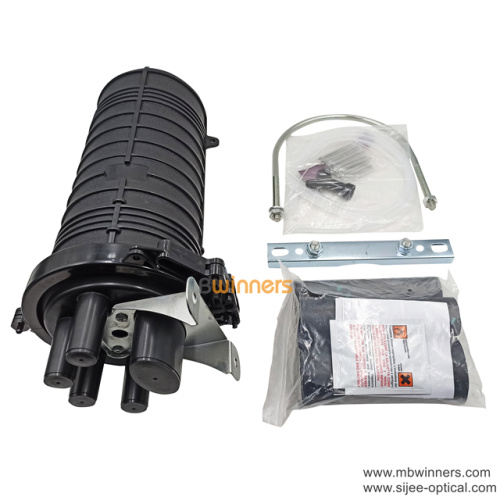 Dome Splice Enclosure พร้อมพอร์ต 1 + 4