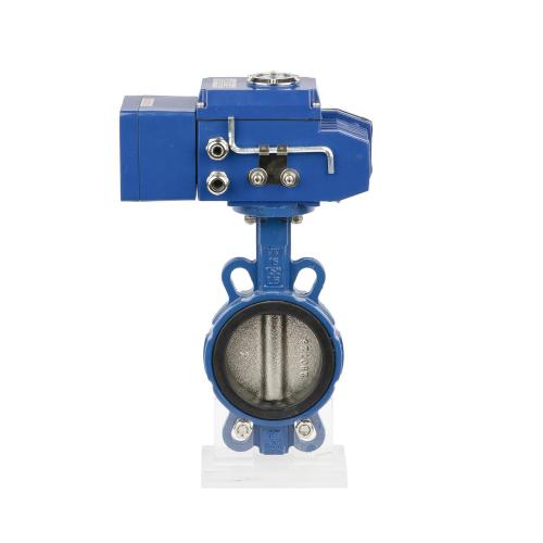 Wafer Type Electric Motorized Control Butterfly Valve