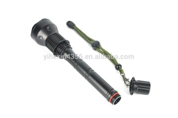 2 pcs AA battery power T6 LED Adjustable Camping Security flashlight torch