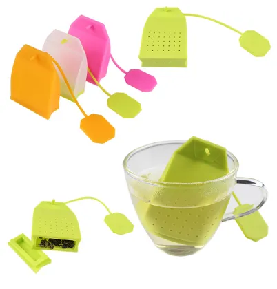 Food Grade Tea Pot with Tea Strainer Silicone Infuser