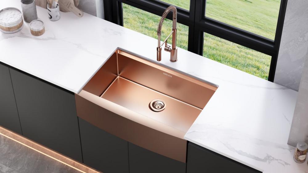 33 inch handmade sink