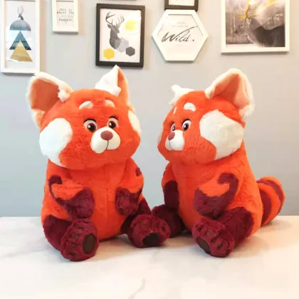Factory Direct Little Raccoon Orange Stuffed Plush Toys - Customizable Sizes 30cm to 45cm