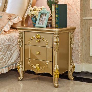 European Light Luxury Bedside Table for Bedroom
