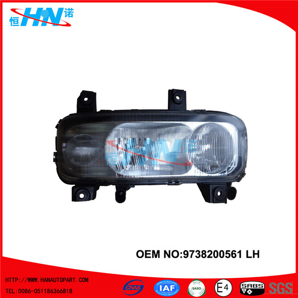 atego head lamp with fog lamp