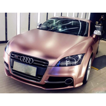 Matte Metallic Rose Gold Car Vinyl