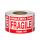 Fragile label handling sticker
