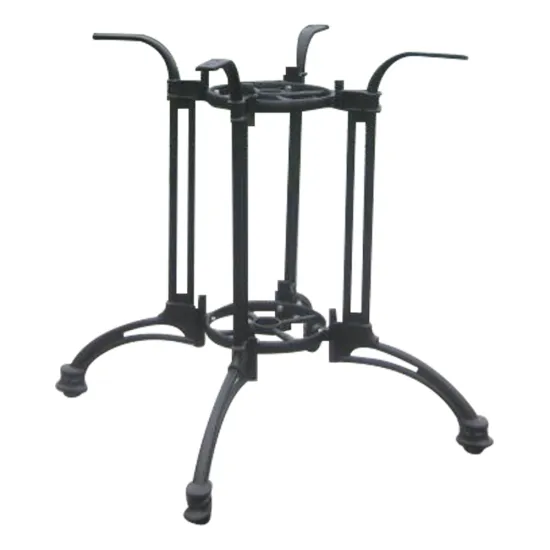 Big Black Four Claws Cast Aluminum Table Base