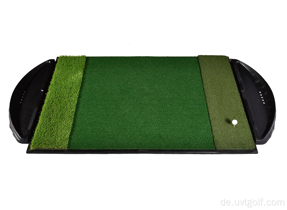 Kombinierte Golfmatte mit Ballschalen schlägt