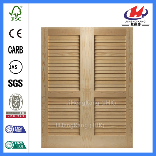 JHK-B07 Unfinished Full Louvered Doors Cheap