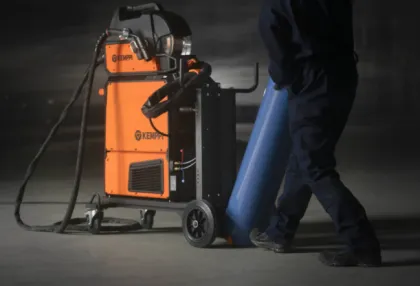 Kemppi X5 Fast MIG/MAG Welder with CNC Robot Arm for Welding Applications