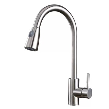 Hot Sale Adjustable Basin Kitchen Sink Faucet - 304 Stainless Steel Pull Out Kitchen Faucet