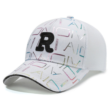 Korean Embroidered Baseball Hat for Men and Women - Summer Lace Net Hat