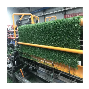 Decorative Plastic Artificial Grass Chain Link Fence Production Machine