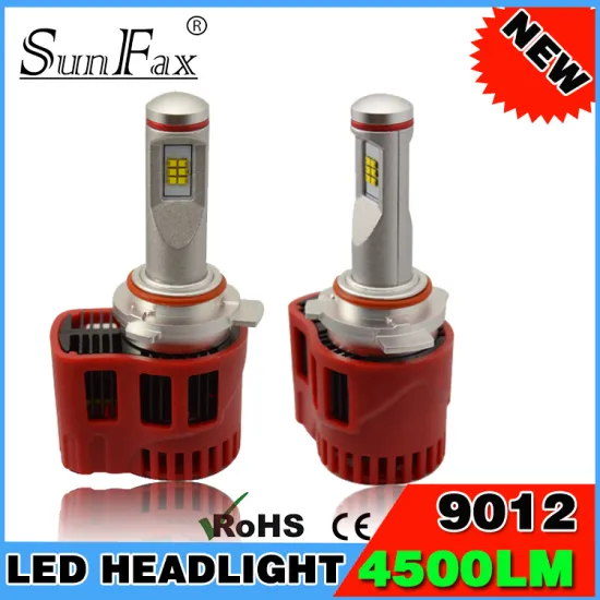 SUNFAX 6th Generation LED car headlight P6 45W 9000LM 9012 led headlight Adjustable LED auto kit
