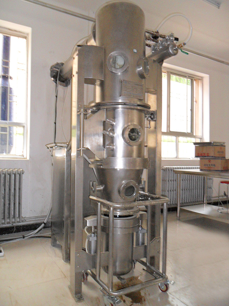 0.3-0.6MPA ضغط البخار مسحوق الحليب Fluidized Granulator