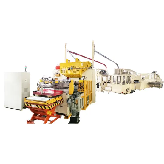 Automatic twist off caps making production line