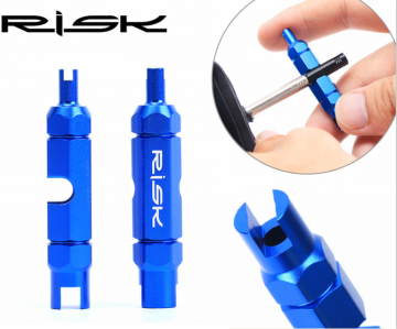 RL301 Risk Bicycle Tube Tire Valve Disassembly Tool Set for Schrader and Presta Valves