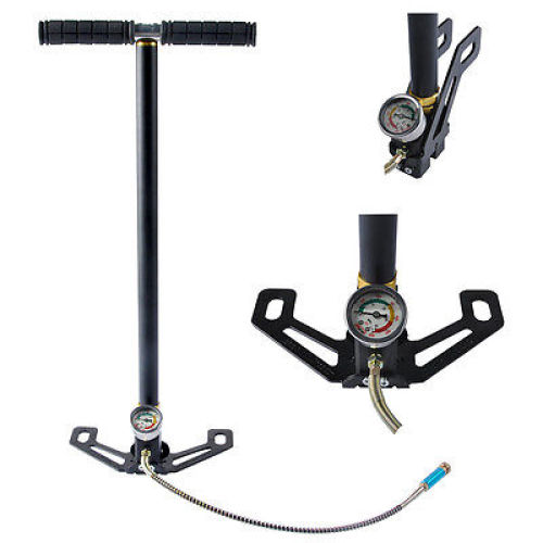 Compressor hand manual bicycle piston pump 200 bar