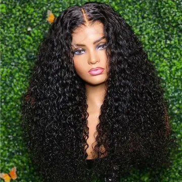 Wholesale Raw Brazilian Virgin Afro Kinky Curly Human Hair Hd Full Lace Front Wig For Black Women Closure Wig Human Hair Vendor