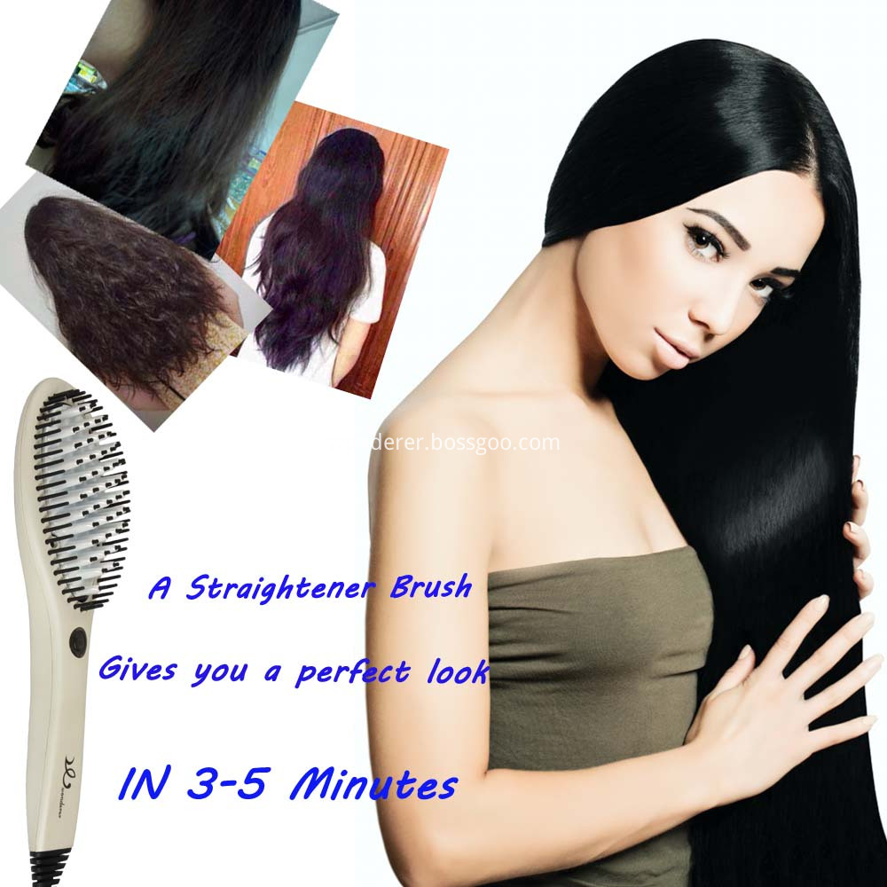 Innovative Hairbrush Straightener