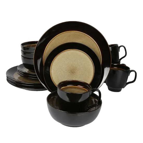 New Design ceremic dinner set Glaze Dinnerware T