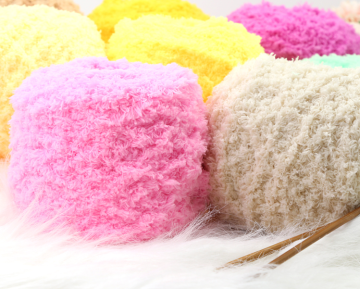 การขายร้อน: พรีเมี่ยม 3 Ply Soft 100% เส้นด้ายผสมโพลีเอสเตอร์ - เหมาะสำหรับการโครเชต์กำมะหยี่ทารกและโครงการถักด้วยมือ