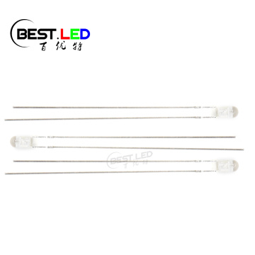 3 mm LED garās kājas ūdens zilā gaismas diode 480nm