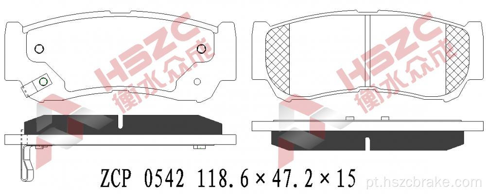 FMSI D1297 PAT DE FREIO CERAMICA PARA HYUNDAI