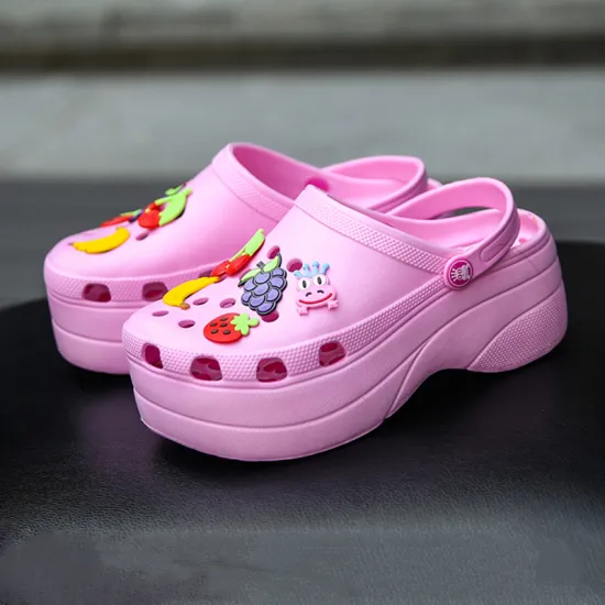 2020 Summer Women Slippers Platform Clogs Outdoor Garden Shoes Female Pool Sandals Bathroom Flip Flops Mules Beach Slippers