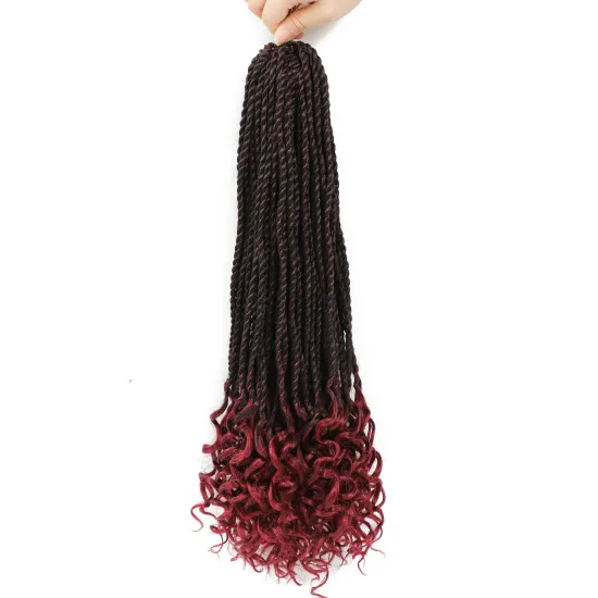 X-TRESS Wholesale Price Senegal Twist Afro Crochet Braids Hair Bundle For Women Heat Resistant Synthetic Braiding Hair Extension