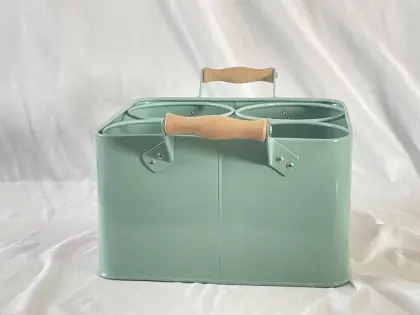 Blue square sticker toolbox