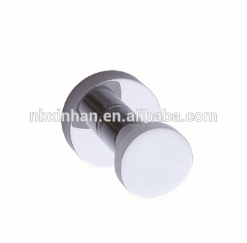 wall fitting bathroom accessories,elegant stylish chrome plating solid brass single robe hook