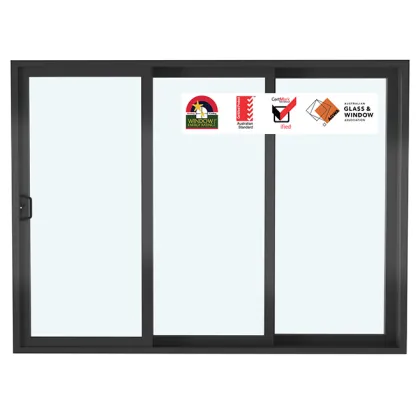 Australia AS2047 Aluminum Patio Double Glazed Sliding Soundproof Door