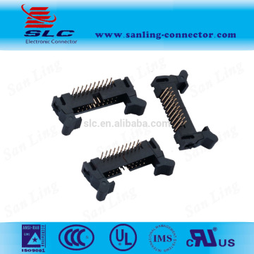 2.0mm Ejector Header connector,Right Angle,height;16.97mm,L=10.5mm,black