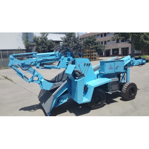 Подземный складной колесный ремень, засыпающий погрузчик