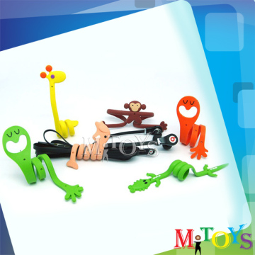 MITOY 2014 New Cartoon Figure Cable Clip Cord Organizer Wire Wrap