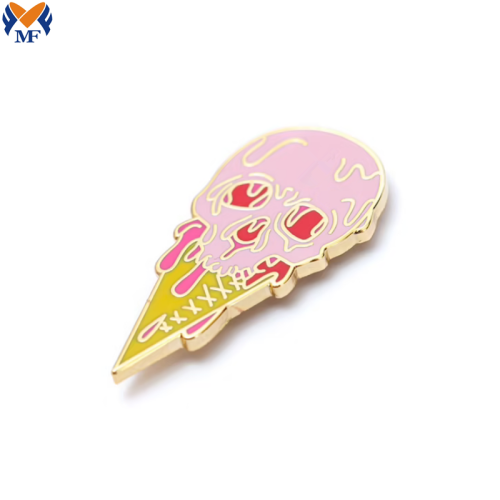 Metal Custom Logo Food Ice Cream Inamel Pin