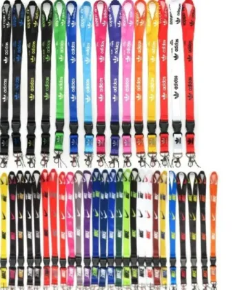 Custom logo lanyard polyester lanyard woven lanyard