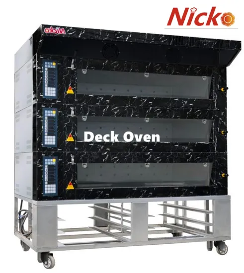 Guangzhou Nicko 3-Deck 6-Tray Standard Electric Oven Pizza Oven