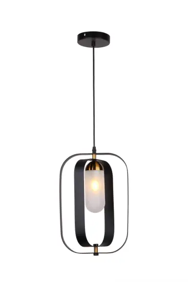 Italian minimalist study metal ring light