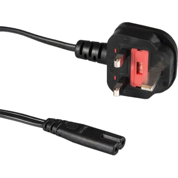 Customed length 6 ft Malaysia UK 90 degree power cord plug with fuse and C13 ending
