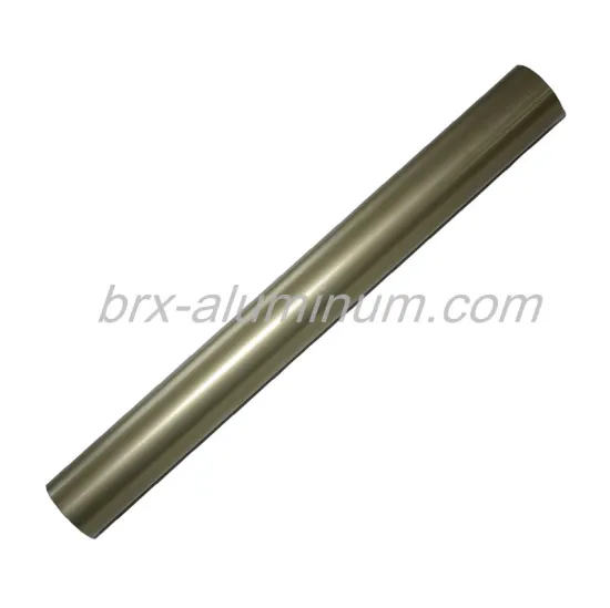 Hard anodized aluminum tube