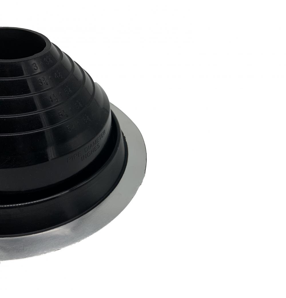 Retrofit Silicone EPDM Roof Flashing para 0-35mm Pipe